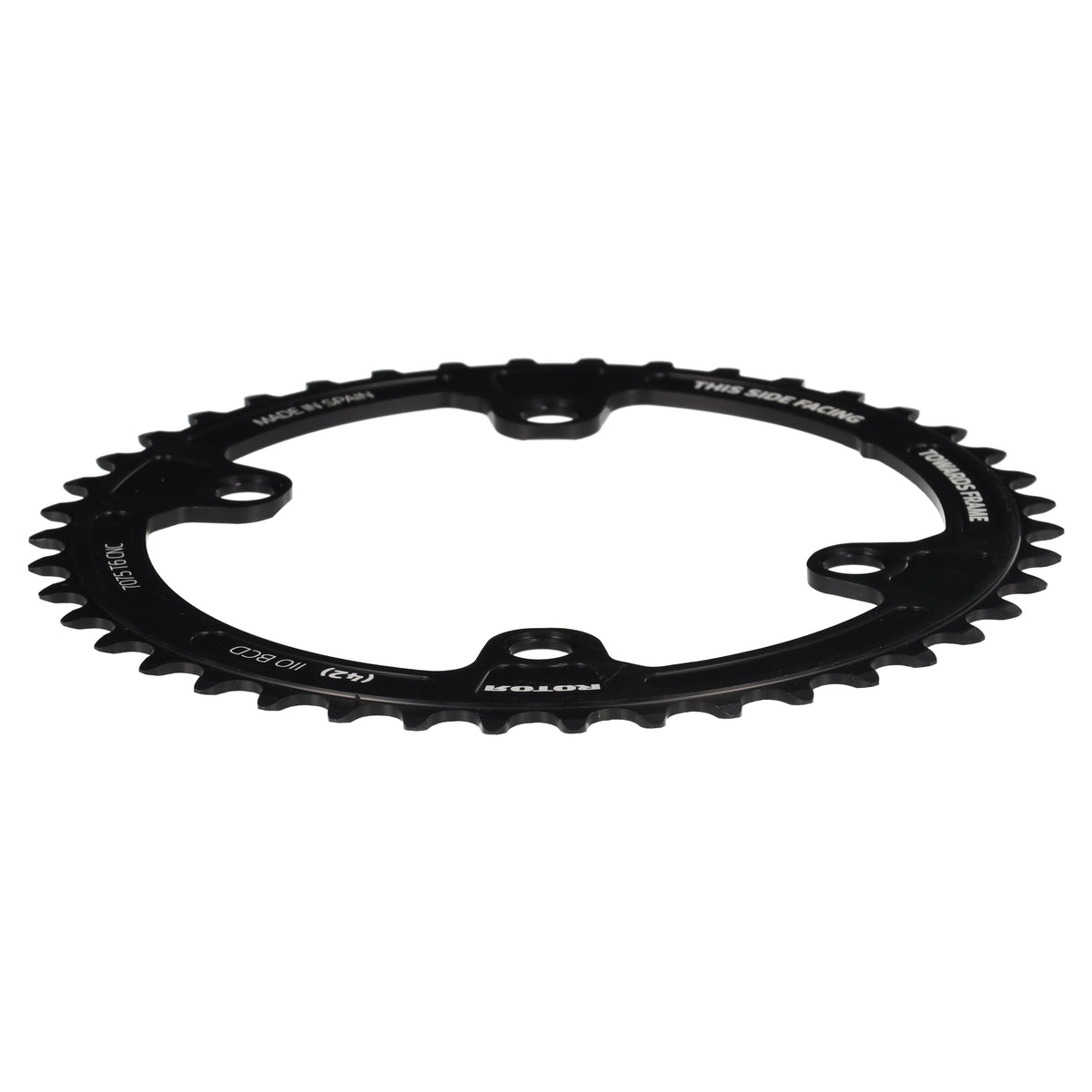 ROTOR Round Ring Kettenblatt 42T | BCD 110x4 | Innenblatt für 54/55T Außenblatt | rund - RAAAD.com