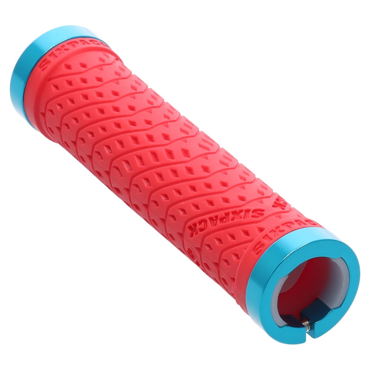 Sixpack K-Trix Lock-On Griffe | MTB | Rot / Blau - RAAAD.de