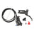 SRAM DB8 Scheibenbremse hinten Mineralöl schwarz matt ohne MMX Klemme (1650 mm Leitung) - RAAAD.de