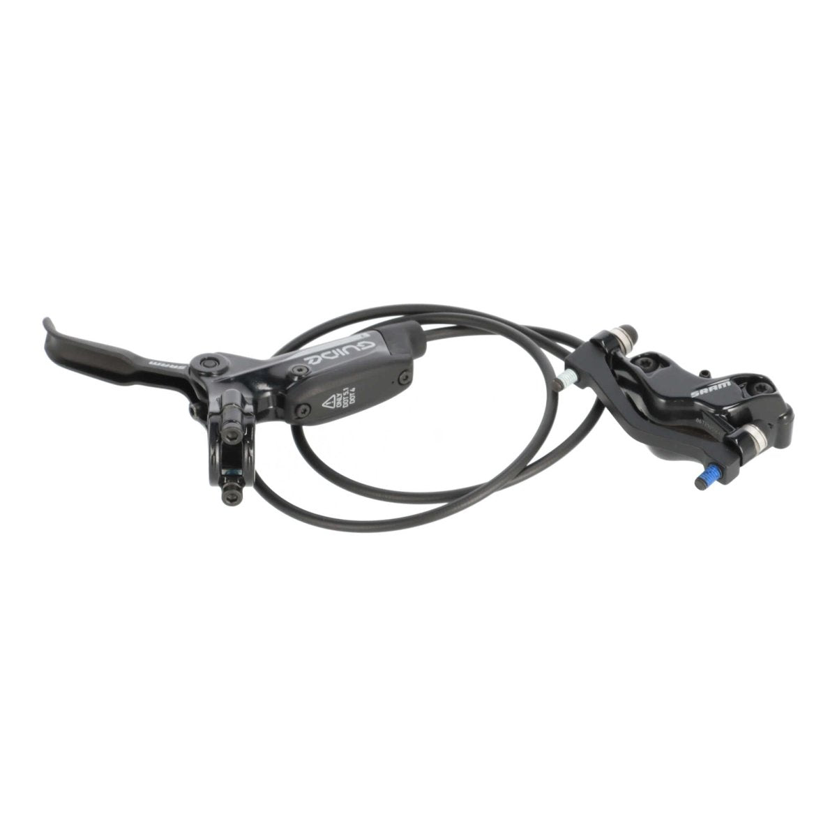 SRAM Guide T Scheibenbremse vorne | 4 - Kolben | 850 mm Leitung | inkl. 20 mm Postmount Adapter | schwarz - RAAAD.de