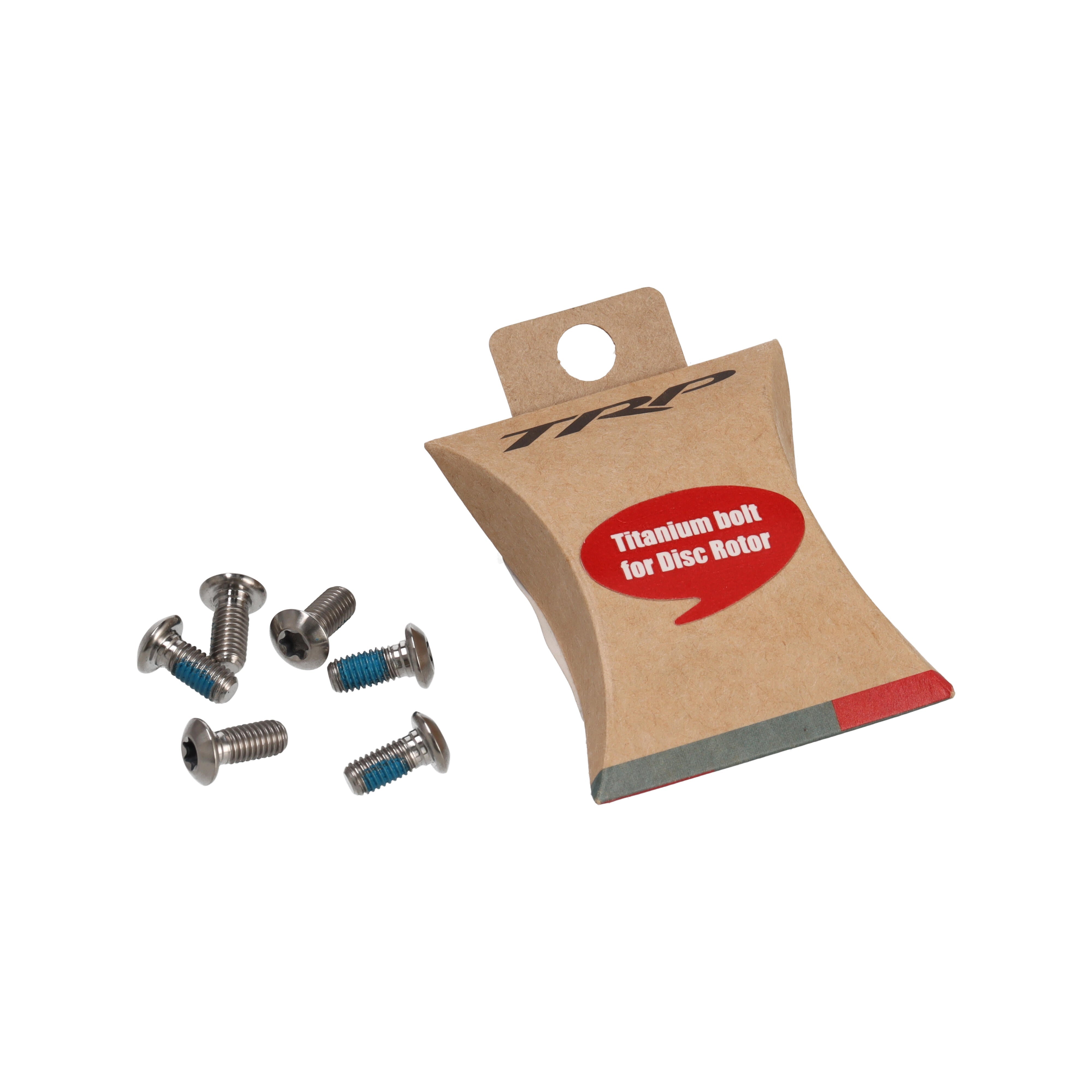 TRP Titanium Rotor Bolts Bremsscheibenschrauben | 6 Stück | Titan | Torx T25 | 6-Loch - RAAAD.com