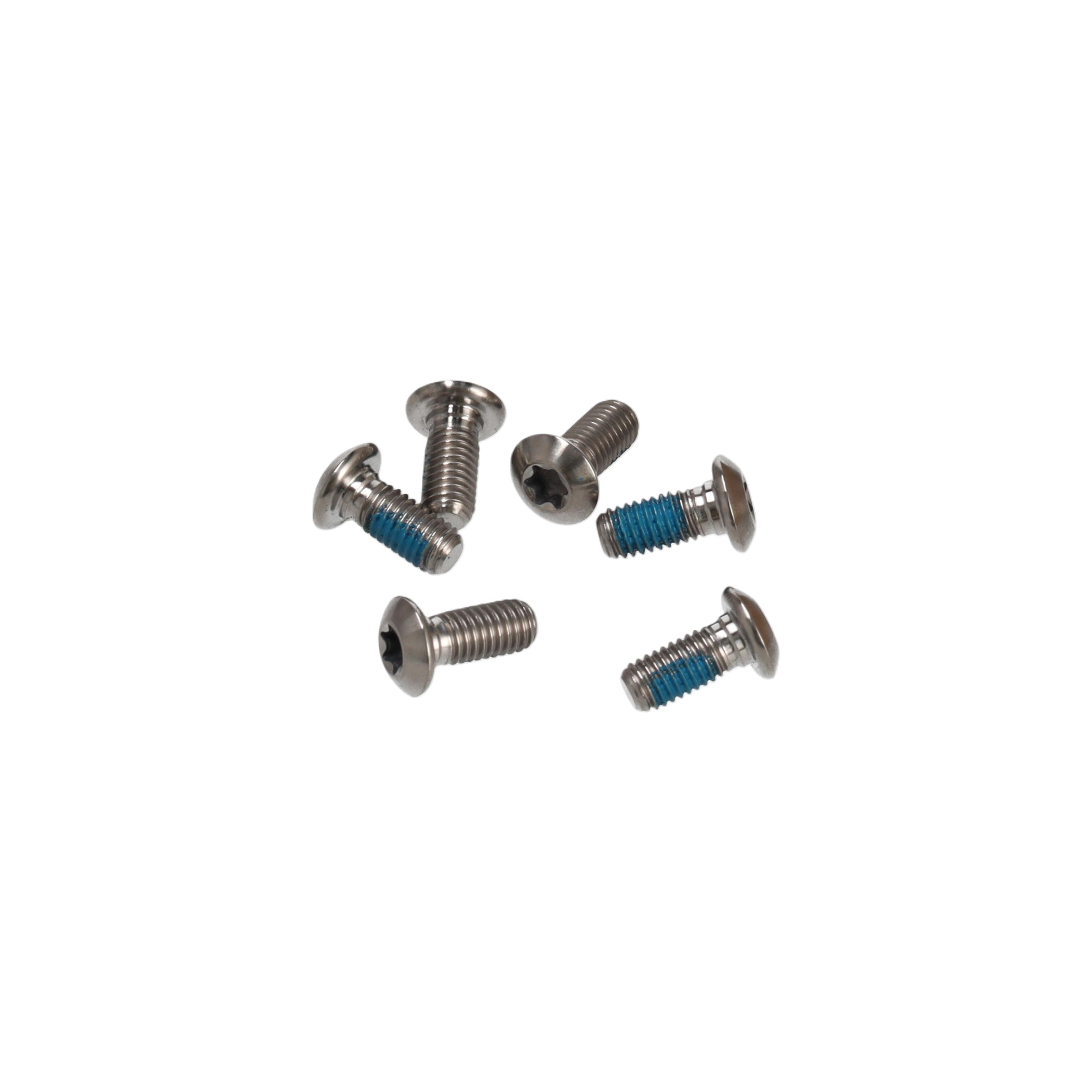 TRP Titanium Rotor Bolts Bremsscheibenschrauben | 6 Stück | Titan | Torx T25 | 6-Loch - RAAAD.com
