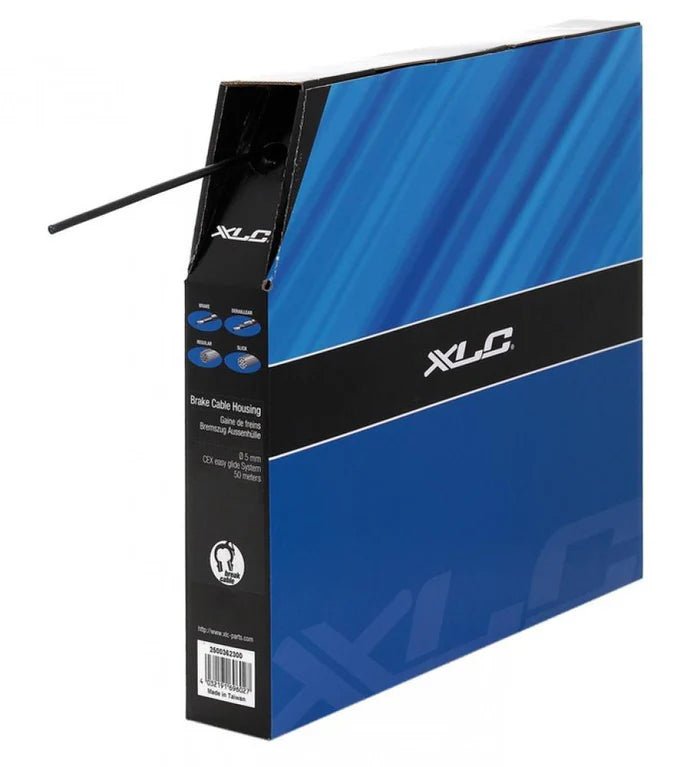 XLC Bremszugaußenhülle 5 mm | 50 m Rolle | Easy Glide | kompatibel mit Shimano & SRAM - RAAAD.de