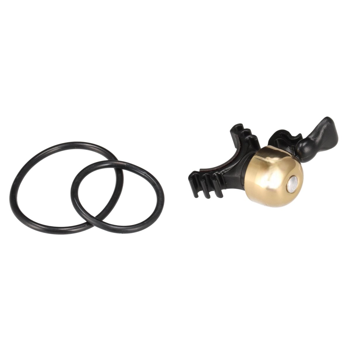 XLC Mini Fahrradklingel DD - M10 Messing | ultraleicht gold - RAAAD.de