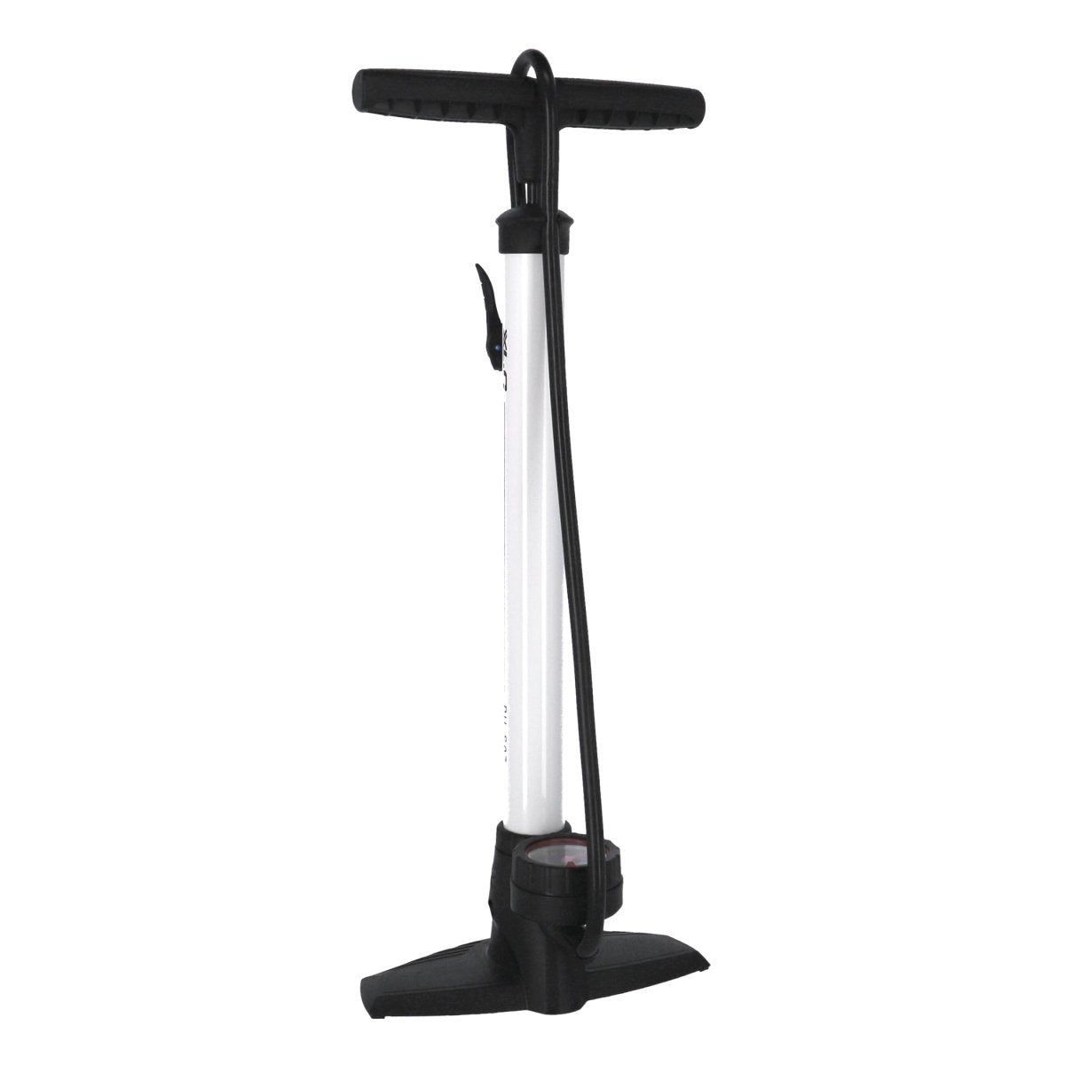 XLC Standpumpe | Dualkopf | Manometer | kompatibel mit Auto - , Sclaverand - & Dunlopventil | weiß - RAAAD.de